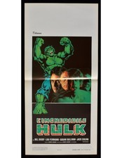 locandina L'INCREDIBILE HULK bill bixby lou ferrigno supereroi marvel B305