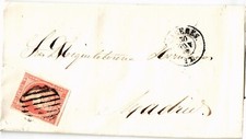 Spagna 1857 copertina da Cáceres a Madrid (924)
