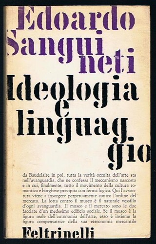 Sanguineti edoardo ideologia - edoardo, e