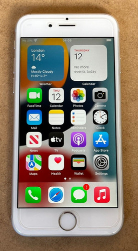 Apple iphone 64gb silver - 6s,