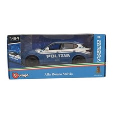 Bburago Alfa Romeo Stelvio Polizia di Stato 1:24 Modellino Auto Burago