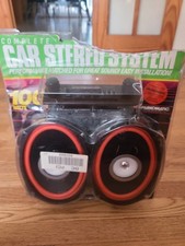 Radio FM/AM a cassetta Sparkomatic CR37 vintage + altoparlanti C49 BP a 2 vie