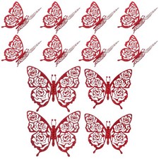  12 PCS Farfalle Decorative Da Parete Decori Decorazioni Di Compleanno