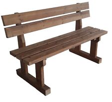 Panca Panchina in legno Esterno da 100 a 200X38.5x50cm (LxPxH) Impregnato