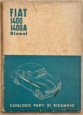 FIAT 1400 1400 A DIESEL- Catalogo originale parti di ricambio - Maggio 1954 -