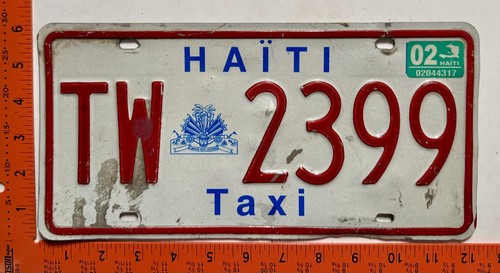 Targa taxi haiti - haiti, #tw2399