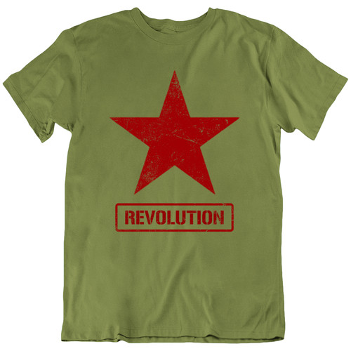 Shirt maglietta retrò - t-shirt, red