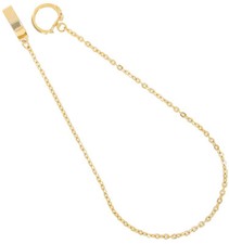 Key Chain Mens Yellow Gold