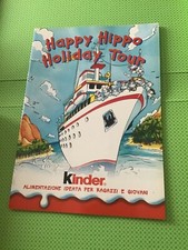 FERRERO KINDER HAPPY HIPPO HOLIDAY TOUR  ALBUM VUOTO PERFETTO KINDER 🛳️🦛🦛🦛🦛