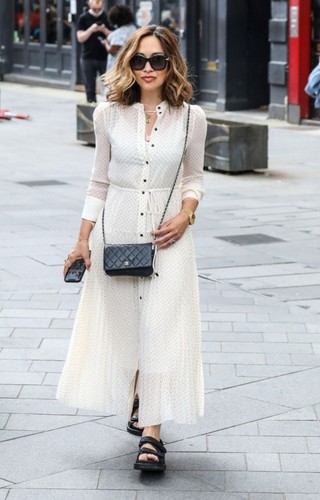 Abito camicia plissettato - , a