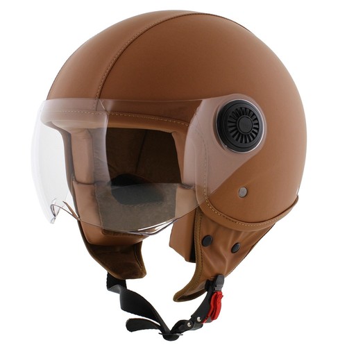 Casco vito jet pelle - casco,
