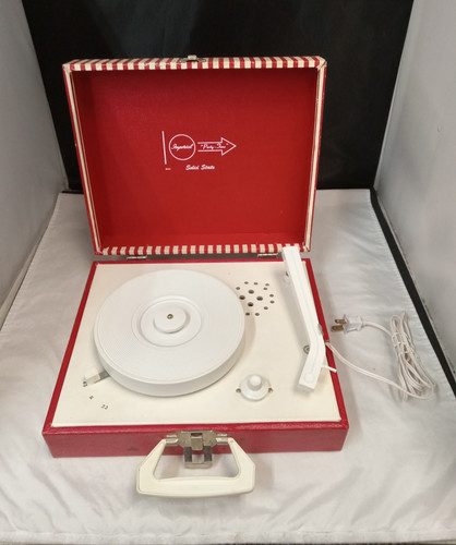 Giradischi vintage rosso - giradischi,