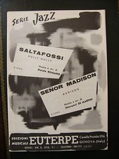 " Spartito Série Jazz Saltafossi Romano Senor Madison Martini "