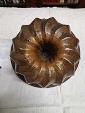  Stampo Tortiera  rame Cm. 11,5x26 Sec. XX  copper mould SGR.1 ^