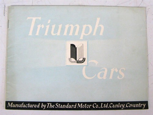 Brochure vendita auto triumph - vendita,