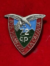 Spilla   ESERCITO   ALPINI =  72 CP  BATTAGLIONE TOLMEZZO " LA CAZZUTA "