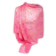 Stola rosa donna  pizzo