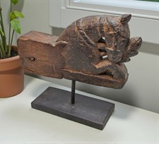 Antico di Legno Cavallo Testa