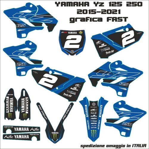 Adesivi kristal yamaha - in, yz