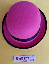 Cappello bombetta rosa - bombetta,