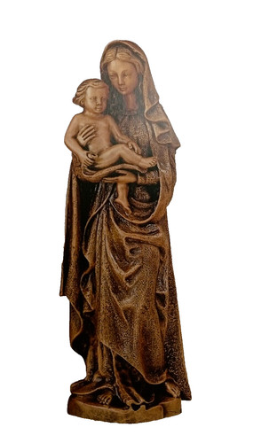 Madonnna mit kind aus bronze - ,