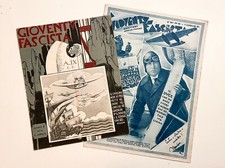 2 Riviste Gioventù Fascista, anno I, n. 3, 5/4/31 - anno III, n.18, 1/7/ 33