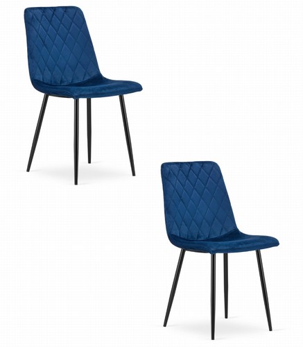 Sedia torino velluto blu - torino,