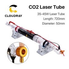 Tubo Laser CO2 40W Testa Metallo 720mm Tubo Vetro per Macchina Taglierina Incisore Laser