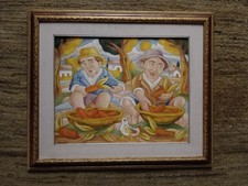 Roberto Sguanci olio inciso