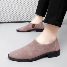 Mocassino slip on uomo 36-48 taglie forti casual business eleganti scarpe pelle ballerine taglia