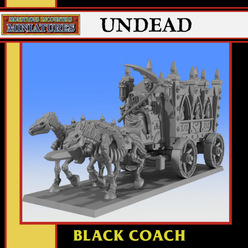 Black coach undead - black,