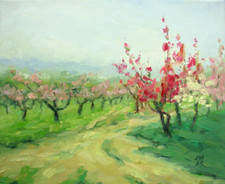Dipinto olio originale - , fiori