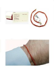 Men's 18kt Gold 750 Red Coral