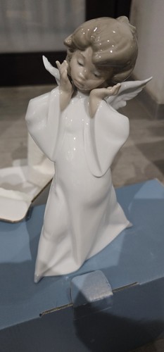 Lladro mime angel porcellana - lladro,