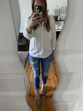 Jeans blu invecchiato con