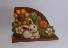 Portatovaglioli THUN Coniglio Fiori Raro Fuori Produzione cm 18 Porta Tovaglioli