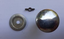 Pomello per cassetto mobile stile classico, in ottone, diametro mm 40