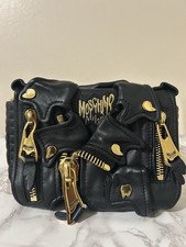 Moschino Black Quilted