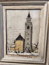 dipinto ad olio veduta di