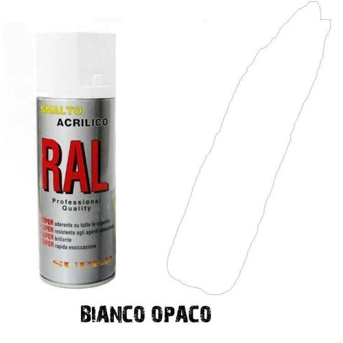 Bomboletta spray bianco - bianco, opaco