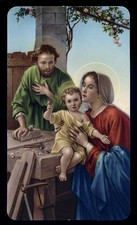 santino-holy card""ediz. NB serie LIPPI  n.19 SACRA FAMIGLIA