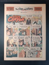 fumetto The stars and stripes STEVE CANYON Sunday Comics 1977 - 29 Maggio (ing)