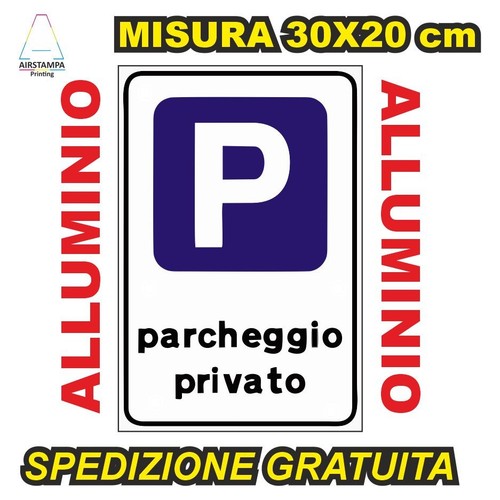 Cartello parcheggio privato - cartello,