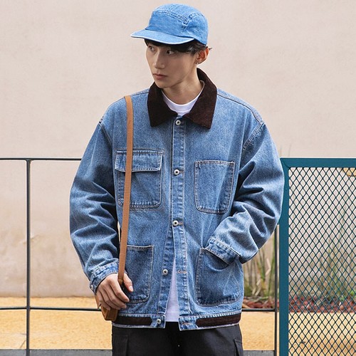 2024 moda uomo denim cappotti - 2024,
