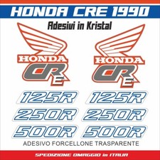 adesivi per HONDA CRE 125 250 500  1990 kit in KRISTAL+ CILINDRA forcellone