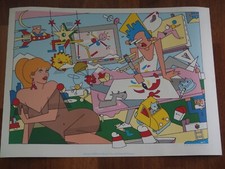 François Pop Comic Art print