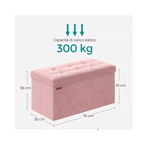 Puff pouf contenitore ecopelle - pouf,
