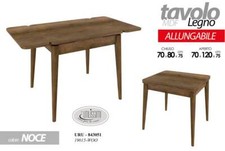 Tavolo allungabile legno color - legno,