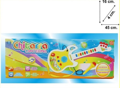 Chitarra canterina con musica - canterina,