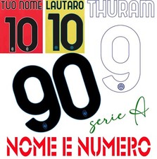NAMESET PERSONALIZZAZIONE nome NUMERO maglie Serie A 2025/26